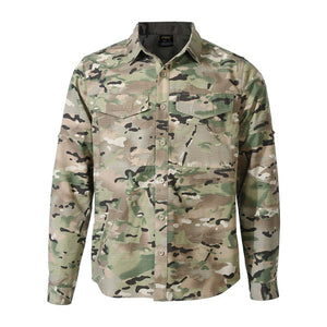 EXCELLENT ELITE SPANKER Men's Army Hunting Cargo Thin Coat Quick Drying Long Sleeve Shirts For Outdoor Military Tactical Assault