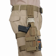 Load image into Gallery viewer, EXCELLENT ELITE SPANKER Military Tactical Mini Drop Leg Panel with Universal Pistol Holster Outdoor Hunting Hanging Suit Equip