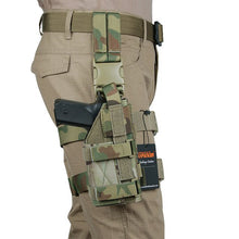 Load image into Gallery viewer, EXCELLENT ELITE SPANKER Military Tactical Mini Drop Leg Panel with Universal Pistol Holster Outdoor Hunting Hanging Suit Equip