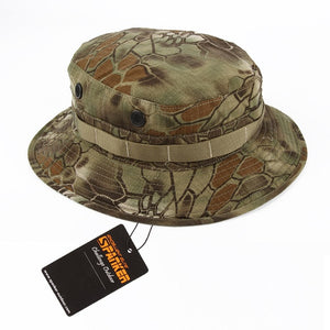 EXCELLENT ELITE SPANKER Tactical Camo Men Boonie Cap Army Military Waterproof Bucket Hats Outdoor Hunting Fisherman Hats