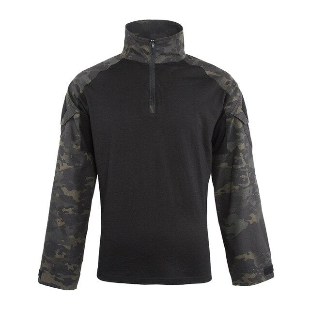 EXCELLENT ELITE SPANKER Mens Military Long Sleeve Camouflage T-shirts Brand Army Combat Tactical Long Sleeve Hunting Man T-Shirt