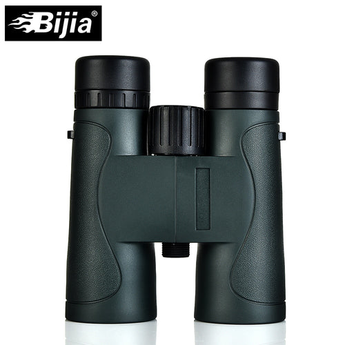 BIJIA Military HD 10x42 Binoculars Professional Waterproof Hunting Telescope High Quality Vision Eyepiece Army Green/Black
