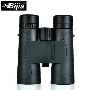 BIJIA Military HD 10x42 Binoculars Professional Waterproof Hunting Telescope High Quality Vision Eyepiece Army Green/Black
