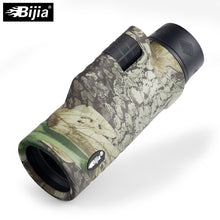 Load image into Gallery viewer, BIJIA 10x42 Monocular 4 Colors Travel telescope BAK4 Prism Multilayer Coating Hand Focus For Hunting Bird Watching