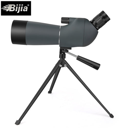 BIJIA 20-60x60 spoting scope bird watching monocular BAK4 prism waterproof HD zoom telescope with tripod