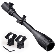 Load image into Gallery viewer, BIJIA 6-24X50AOEG Hunting Shooting Rifle Scope 1/4 MOA 25.4mm 1inch Tube Riflescope With 11mm/20mm Rail Mounts