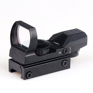 BIJIA 11mm/20mm Rail Riflescope Hunting Airsoft Optics Scope Holographic Red Dot Sight Reflex 4 Reticle Tactical Gun Accessories