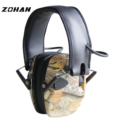 ZOHAN Electronic Earmuff  NRR 22DB Tactical Hunting Ear Plugs Electronics Protection Shooting Ear Muffs Tactical Earplugs Shoot