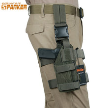 Load image into Gallery viewer, EXCELLENT ELITE SPANKER Military Tactical Mini Drop Leg Panel with Universal Pistol Holster Outdoor Hunting Hanging Suit Equip