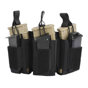 EXCELLENT ELITE SPANKER Tactical Molle Triple Magazine Pouches Military Nylon Clip Bag AK M4 Pistol Paintball Game Accessories