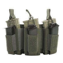 Load image into Gallery viewer, EXCELLENT ELITE SPANKER Tactical Molle Triple Magazine Pouches Military Nylon Clip Bag AK M4 Pistol Paintball Game Accessories