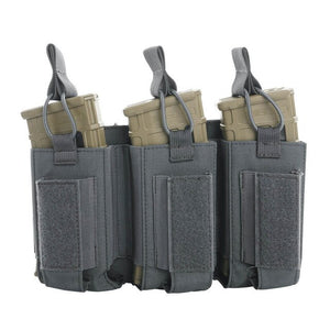 EXCELLENT ELITE SPANKER Tactical Molle Triple Magazine Pouches Military Nylon Clip Bag AK M4 Pistol Paintball Game Accessories