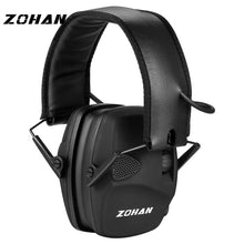 Load image into Gallery viewer, ZOHAN Electronic Shooting Ear Protection NRR22dB Sound Amplification Noise Reduction Ear Muffs Professional Hunting Ear Defender