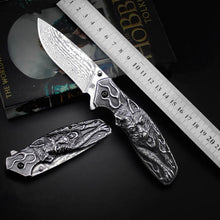 Load image into Gallery viewer, CHACHAKA Three-dimensional Tactical Outdoor Folding Knife Survival High Hardness Pocket Knives Hunting Camping Kitchen Supplies