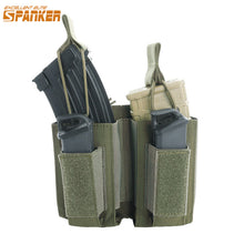 Load image into Gallery viewer, EXCELLENT ELITE SPANKER Tactical Nylon Molle Magazine Pouch Army Accessories AK M4 Pistol Double Magazine Pouches Paintball Game