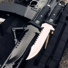 Load image into Gallery viewer, 59HRC Tactical Knives Outdoor Wilderness Fixed Blade Knife Survival Rescue Tools Camping Hunting Combat Knife Multi Cutter EDC